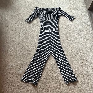 Striped jumpsuit